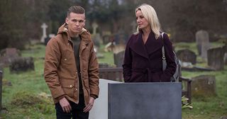 Later, Mel finds her son at his grandmother's grave…