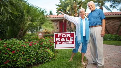 Senior couple buying a home in Florida