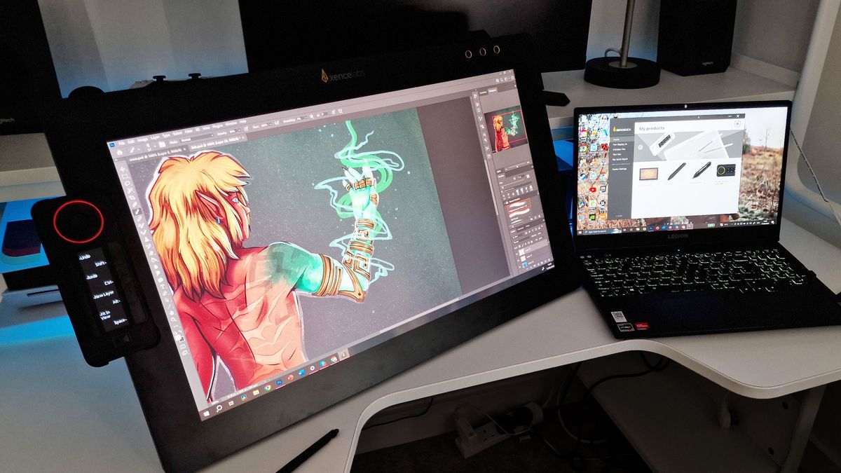 This is the biggest drawing tablet I've ever used – and I'm in love ...