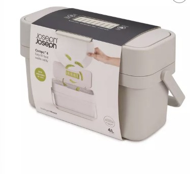 Joseph Joseph composting caddy gray