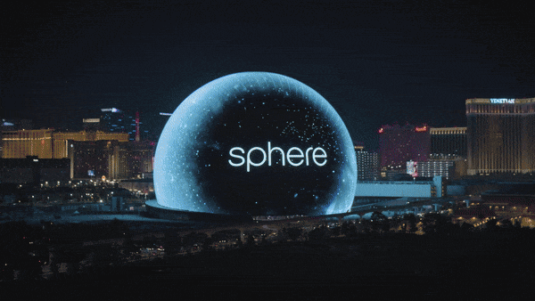 The Exosphere shines in different artwork.