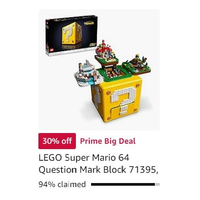 Lego Super Mario 64 Question Block | $199.99 $139.99 at Amazon
Save $60 -