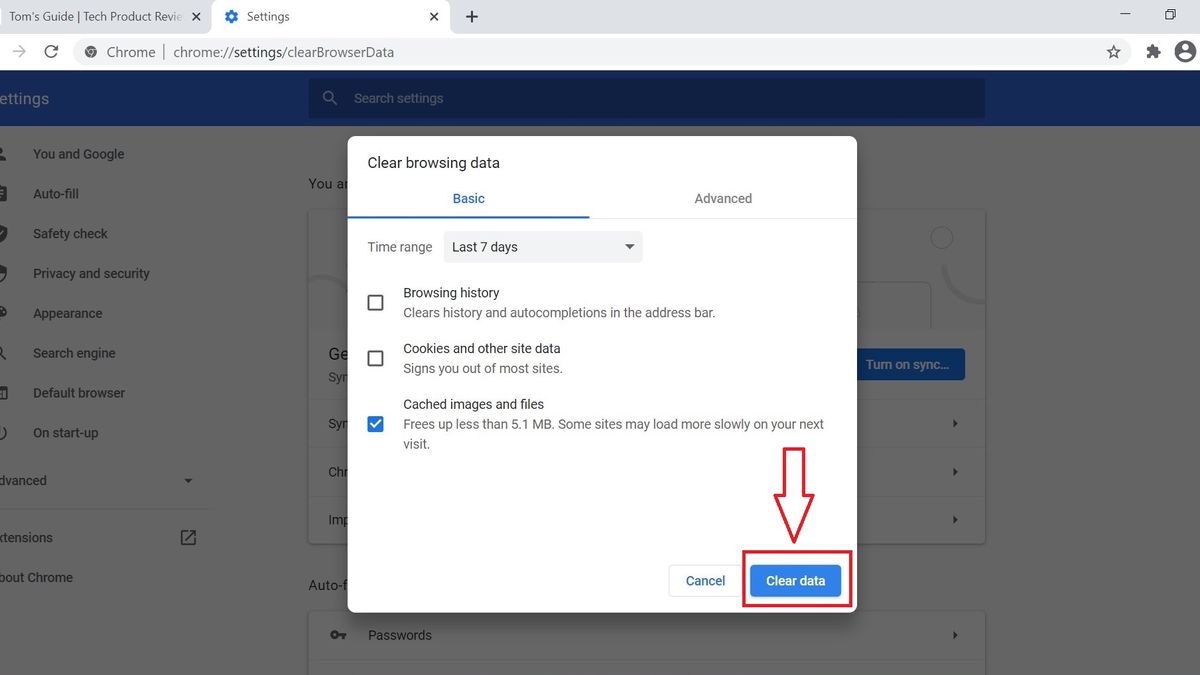 How to clear cache in Chrome | Tom's Guide