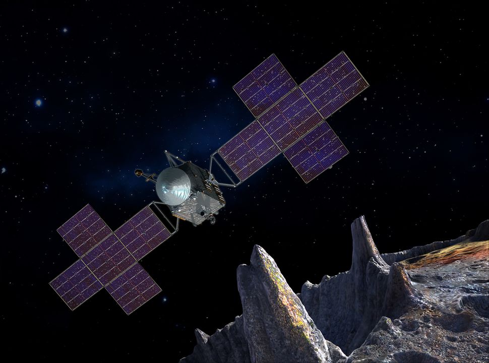 NASA mission to weird metal asteroid Psyche remains on track for 2022 launch