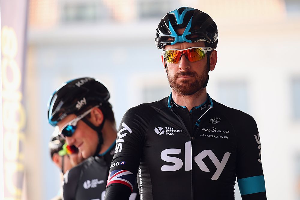 Bradley Wiggins in his penultimate appearance with Team Sky