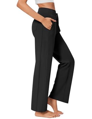 PINSPARK Wide Leg Yoga Pants