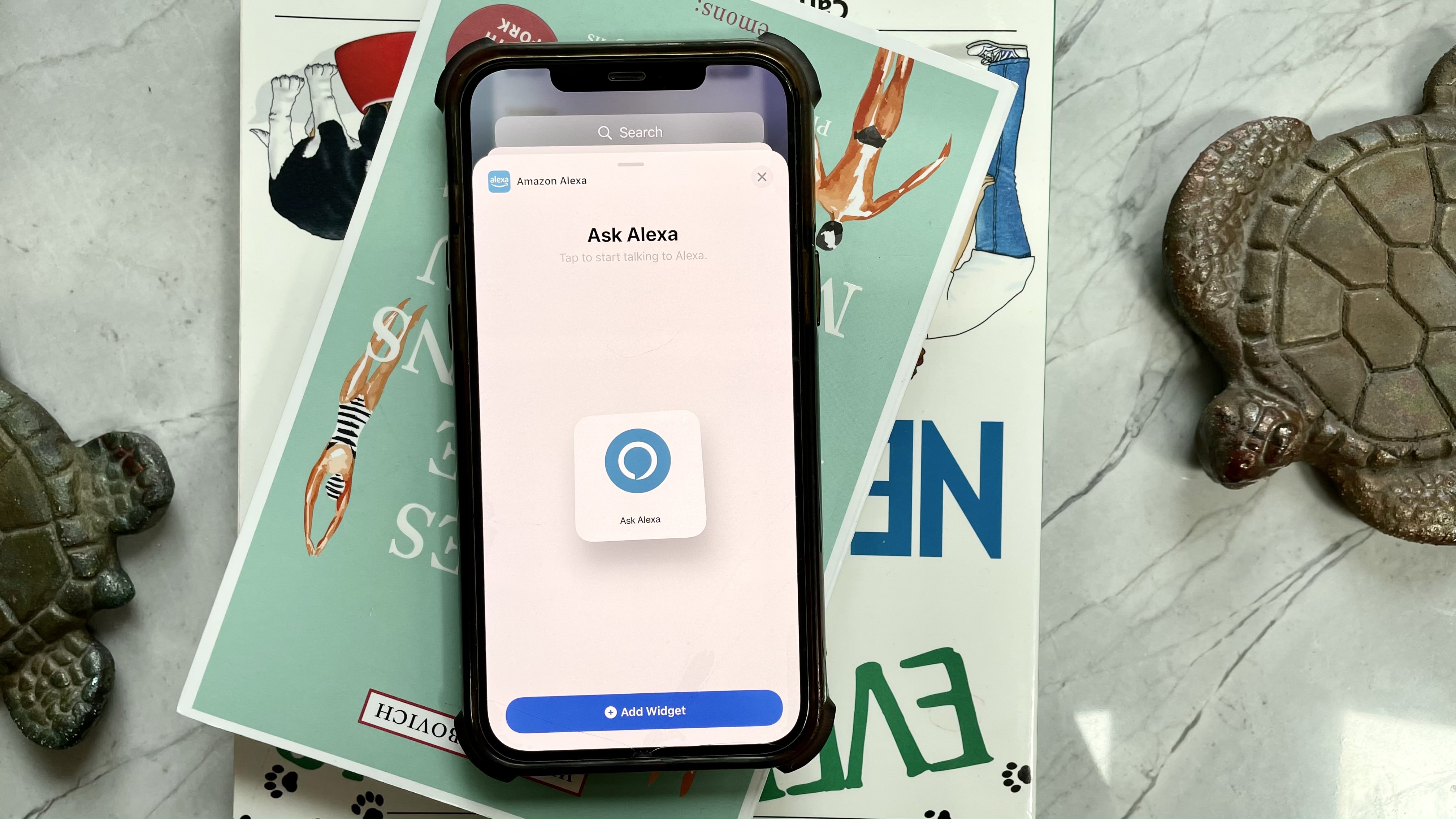 iPhone Alexa widget