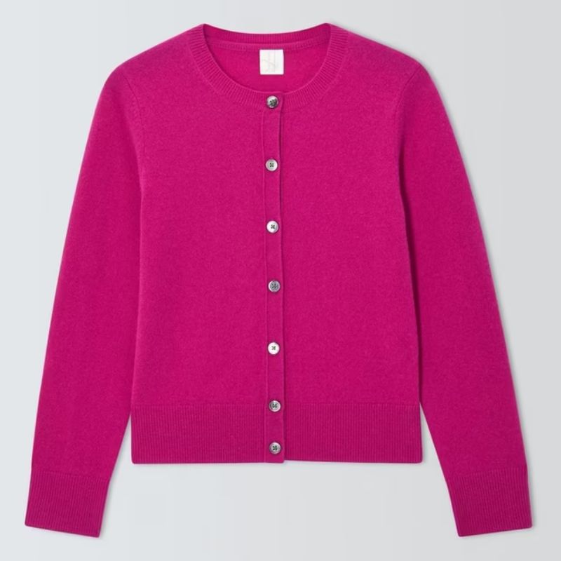 hot pink knitted cardigan fromJohn Lewis