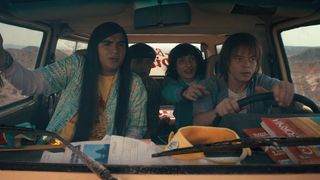 Mike, Jonathan, Argyle, and Will race to meet up with Eleven in Stranger Things season 4