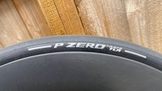 Pirelli P Zero Race TLR mounted on a wheel