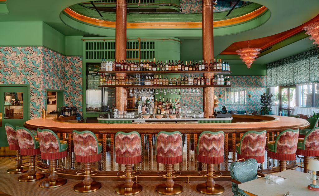 Bar Issi Palm Springs Review: A maximalist setting with Mediterranean ...