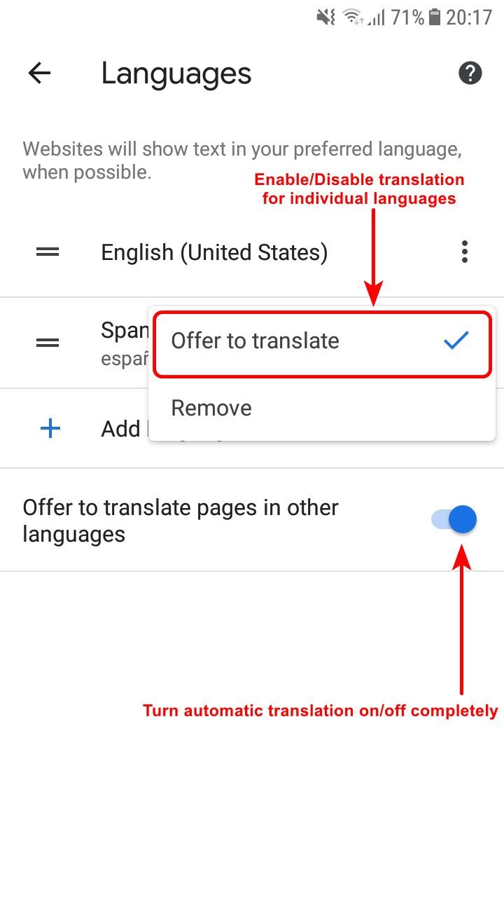google translate page automatically
