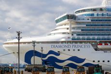 Diamond Princess cruise ship. 