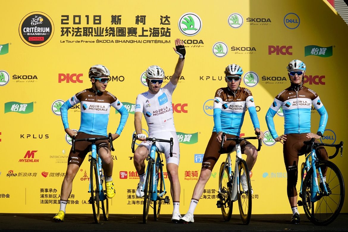 Pierre Latour takes centre stage with his AG2R La Mondiale teammates