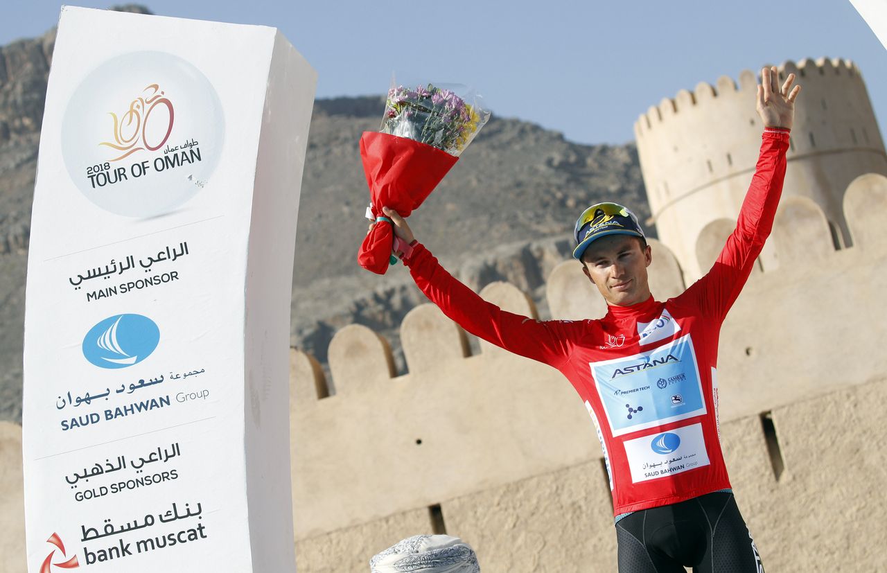 New race leader Alexey Lutsenko (Astana)