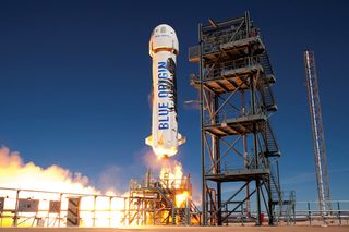 Blue Origin's New Shepard suborbital vehicle