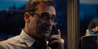 Jon Hamm looking like a superhero alter-ego in Bad Times at the El Royale