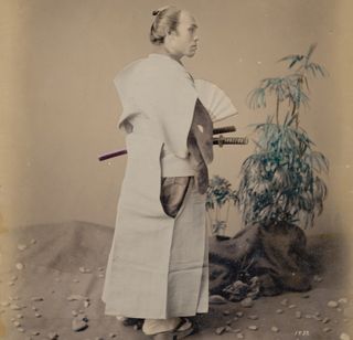 A samurai warrior.