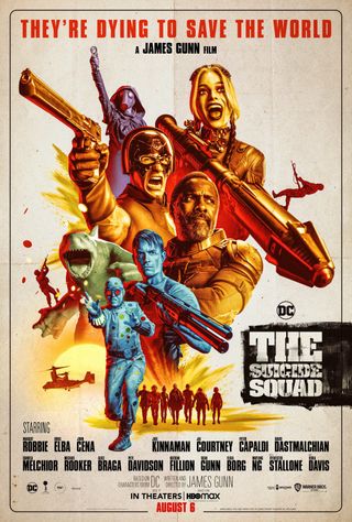The full poster for James Gunn's Suicide Squad.