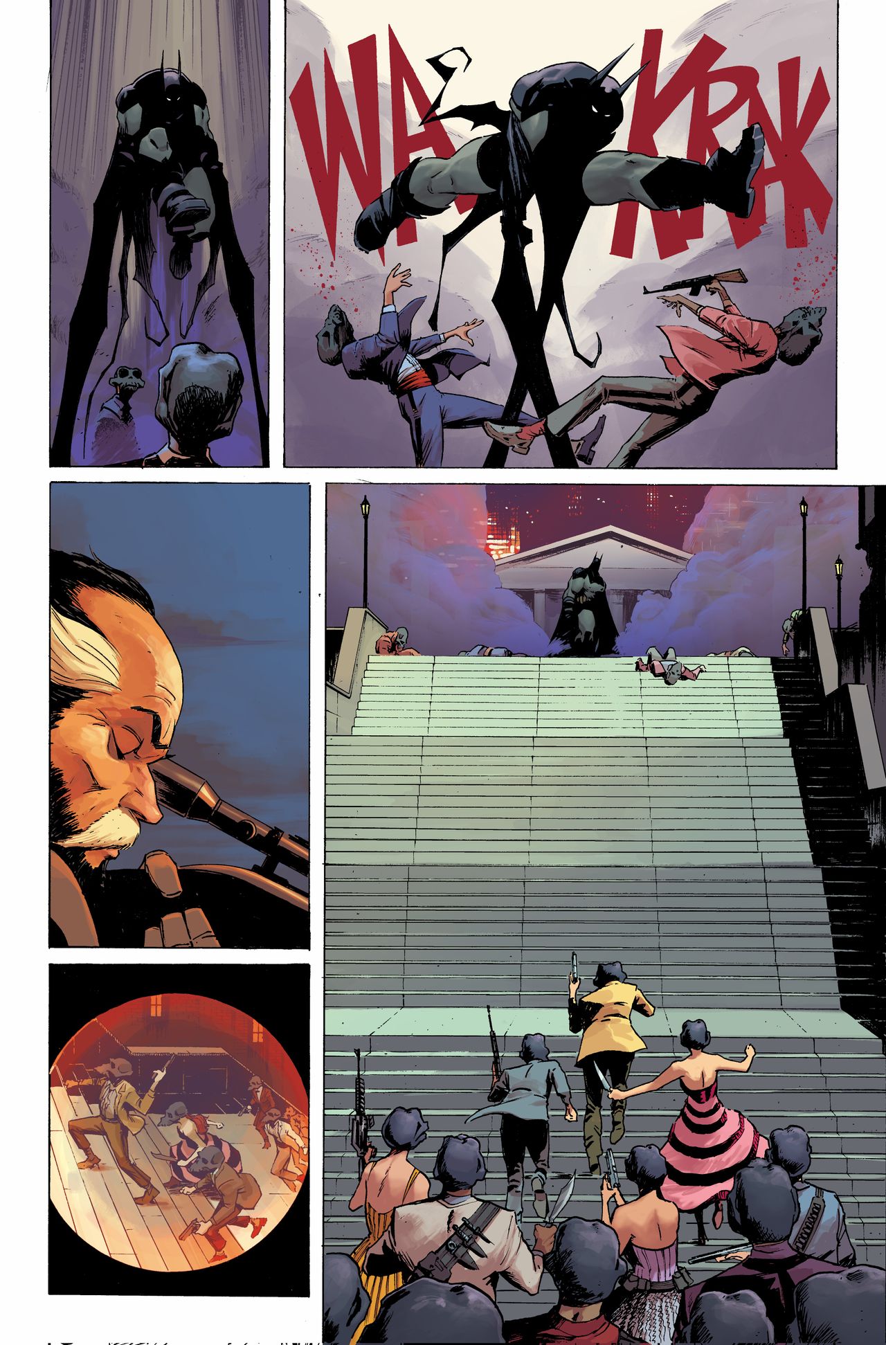 Nick Dragotta's interior pages from Absolute Batman #1.