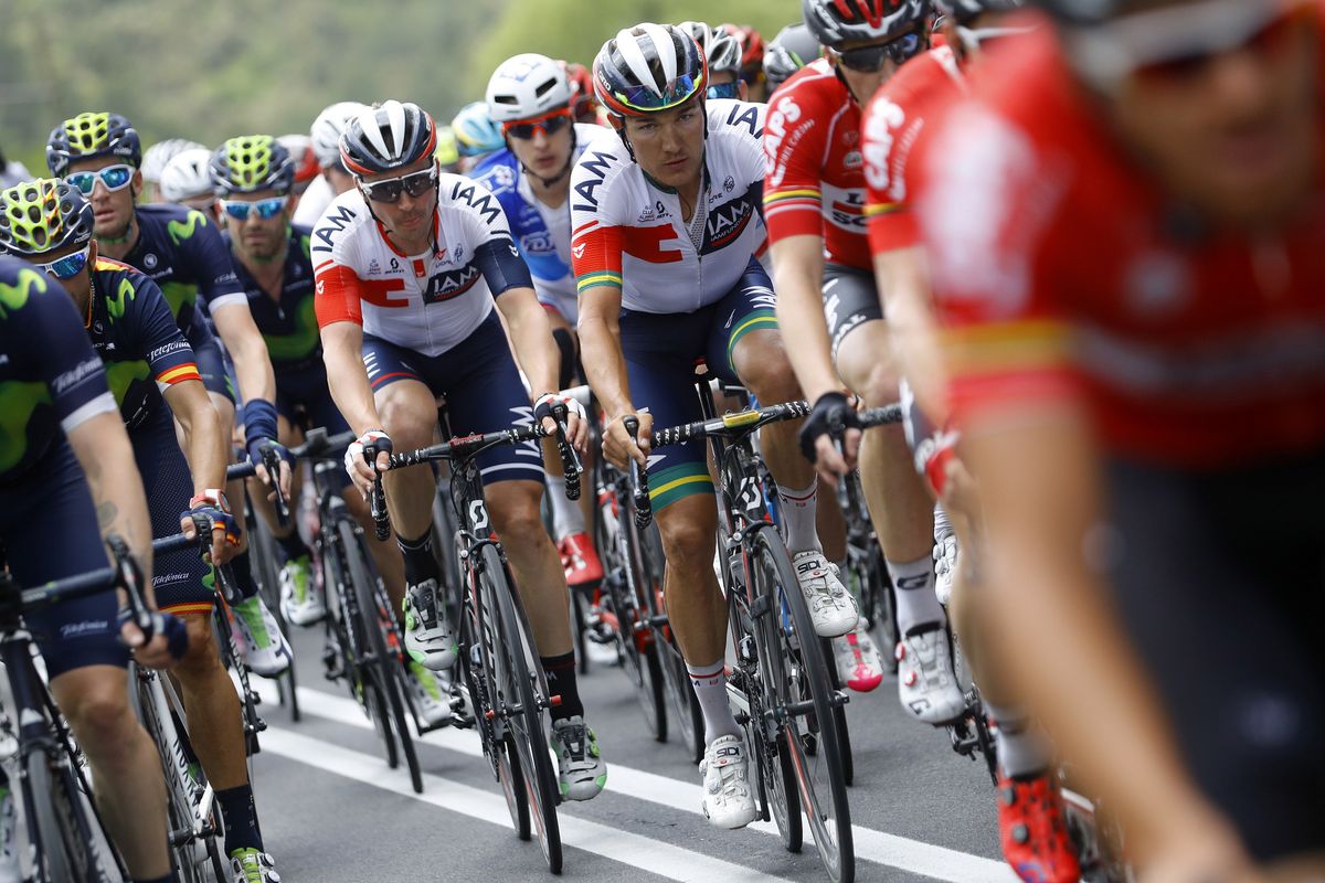 Lotto Soudal and IAM Cycling were prominent in the final kilometres
