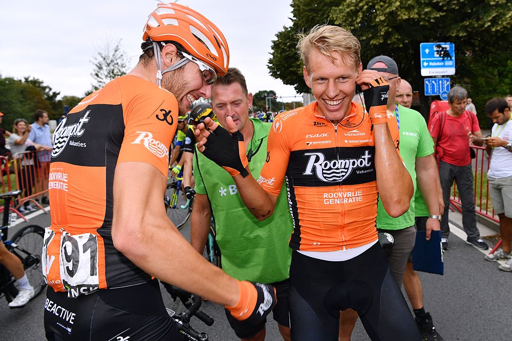 Taco van der Hoorn (Roompot-Nederlandse Loterij) wins stage 3 at BinckBank Tour