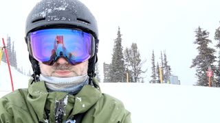 Shot during Apple Watch Ultra 3 vs Garmin Instinct 3 snowboard comparison