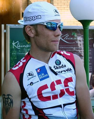 Brian Vandborg goes for the short sleeve jersey when the sun was shining
