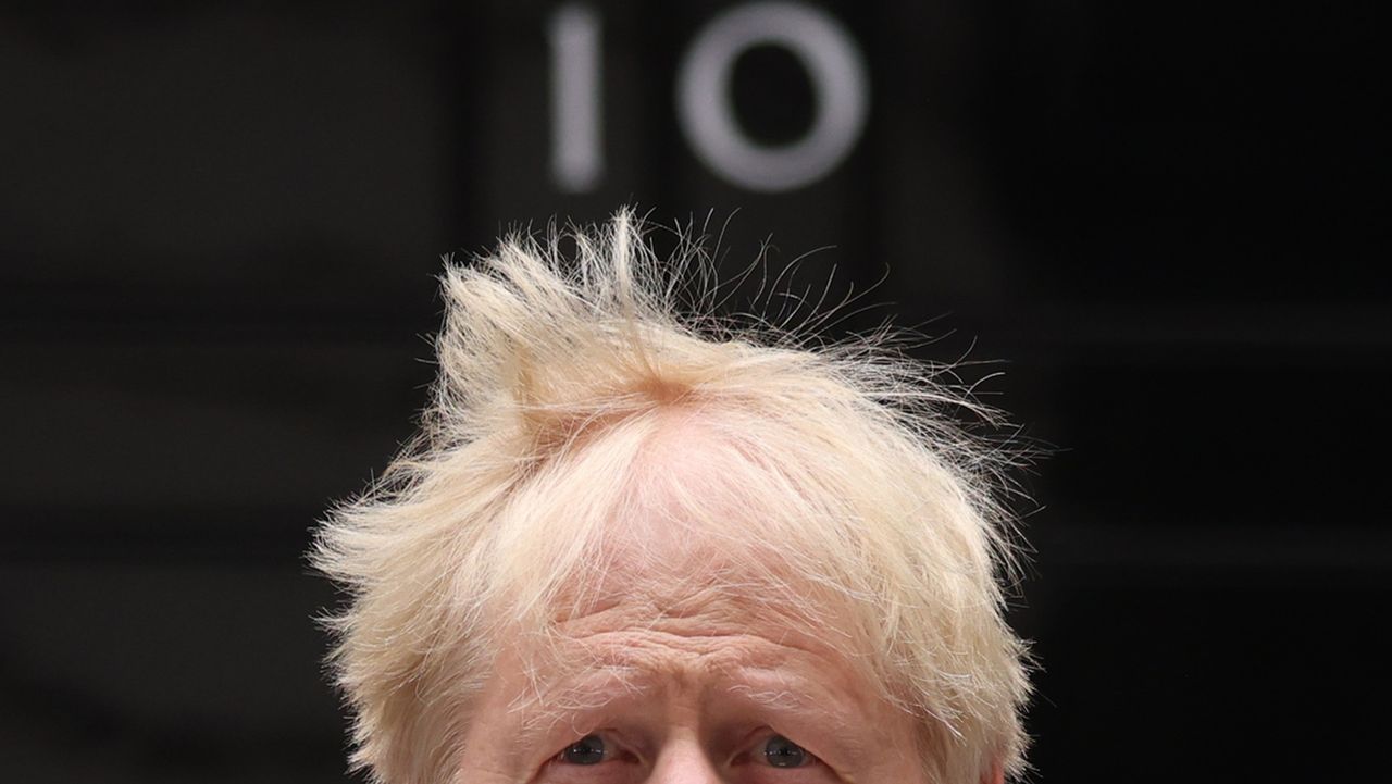 Boris Johnson in Downing Street