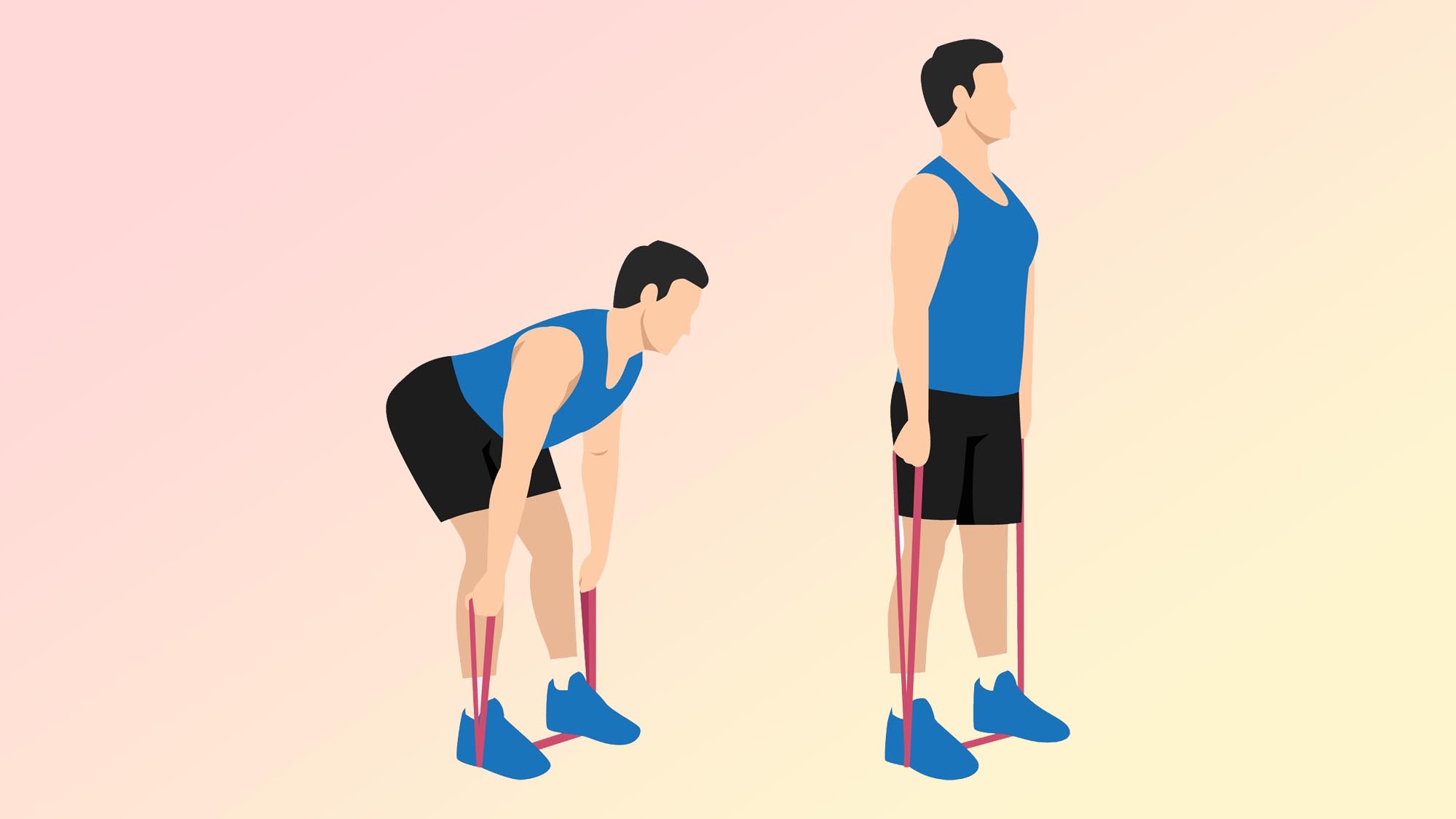 No Weights No Problem How To Deadlift With A Resistance Band 