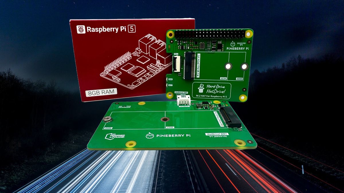 Raspberry Pi 5 avec 120 Go SSD •
