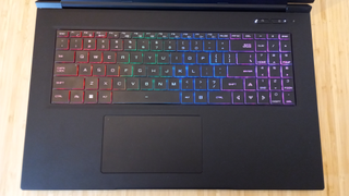 Evo17-s laptop keyboard
