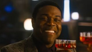 Sam Richardson&#039;s Chameloid toasting with another character