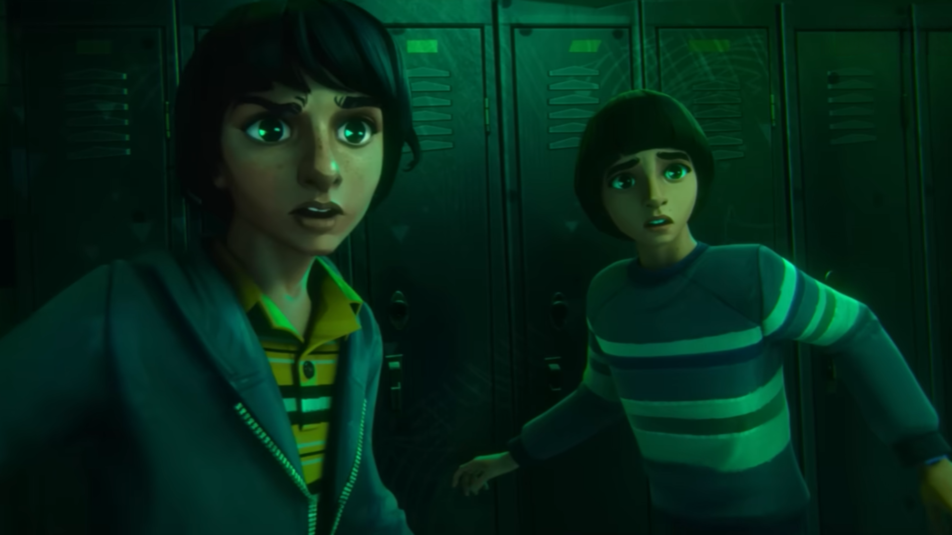 Mike and Will in Stranger Things: Tales From '85