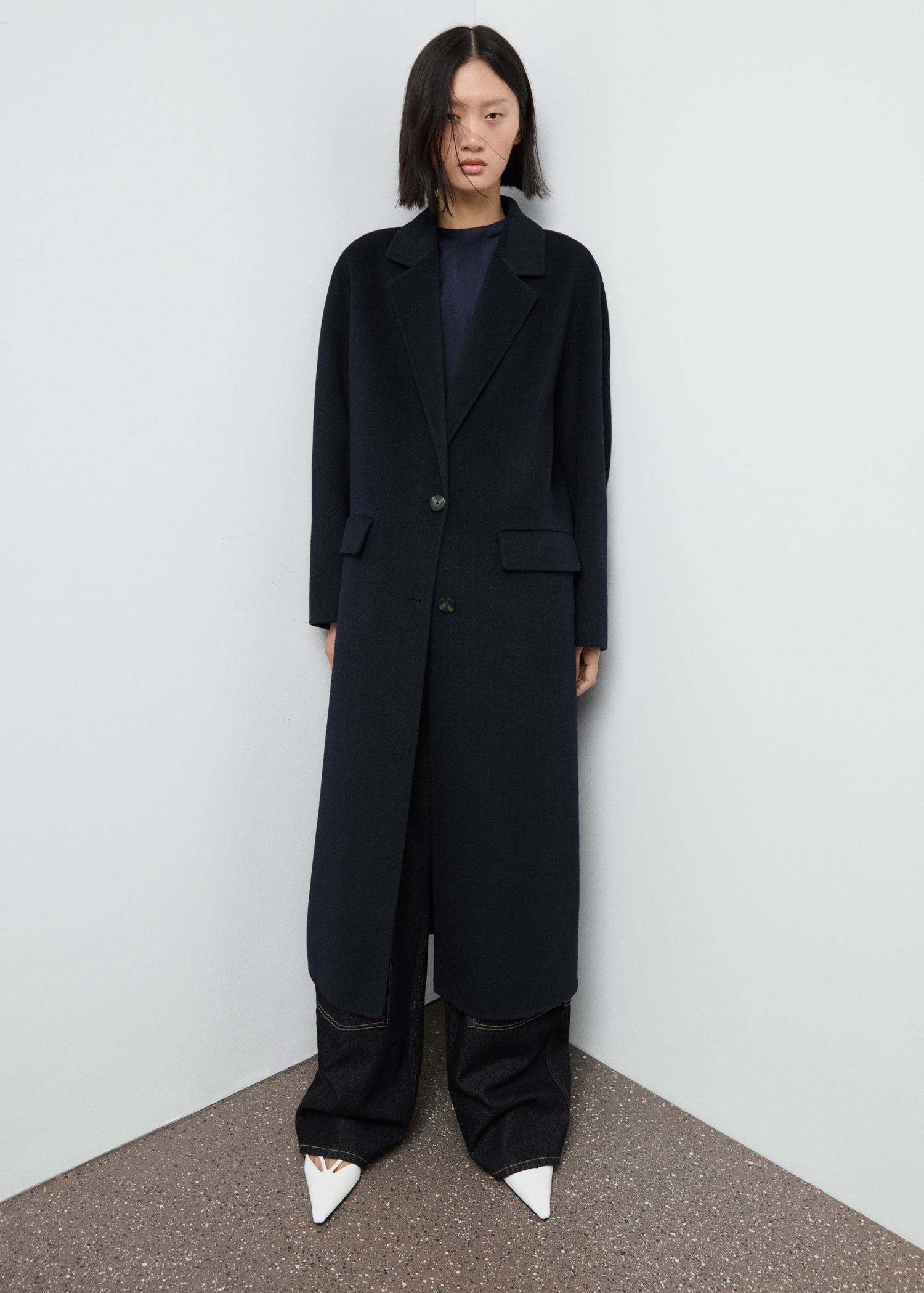 Long Wool Coat - Women | Mango Usa