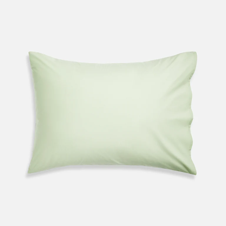 Sage green pillowcase