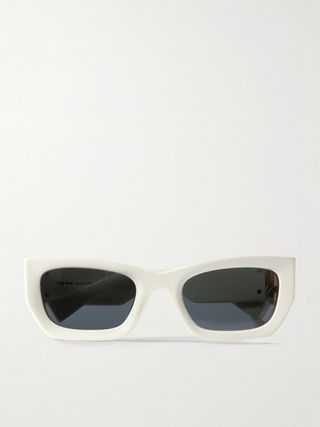 Glimpse Rectangular-Frame Acetate Sunglasses