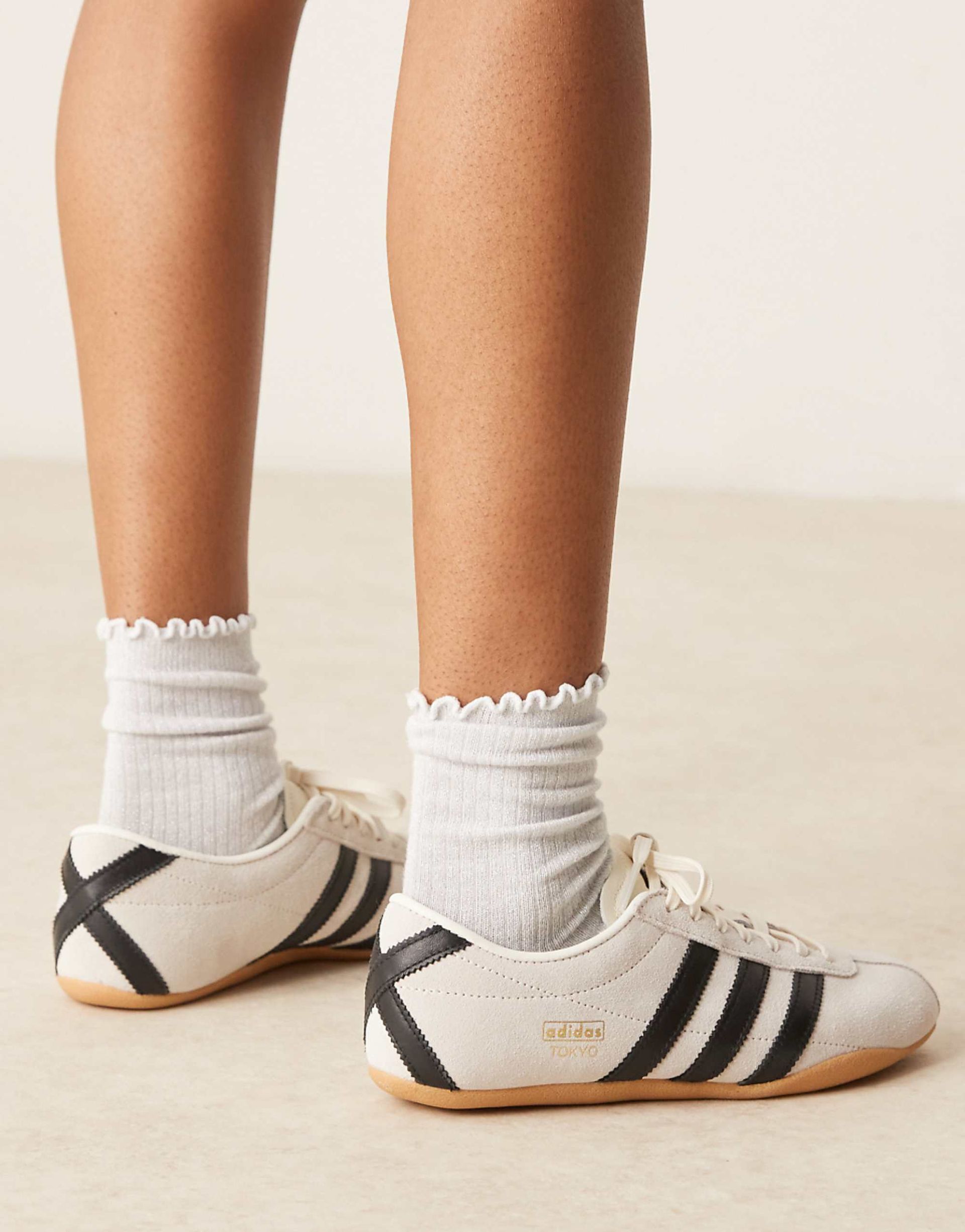 Adidas Originals Tokyo Trainers in White and Black