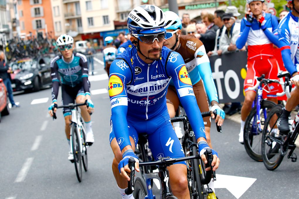 Julian Alaphilippe before stage 3 at Dauphine