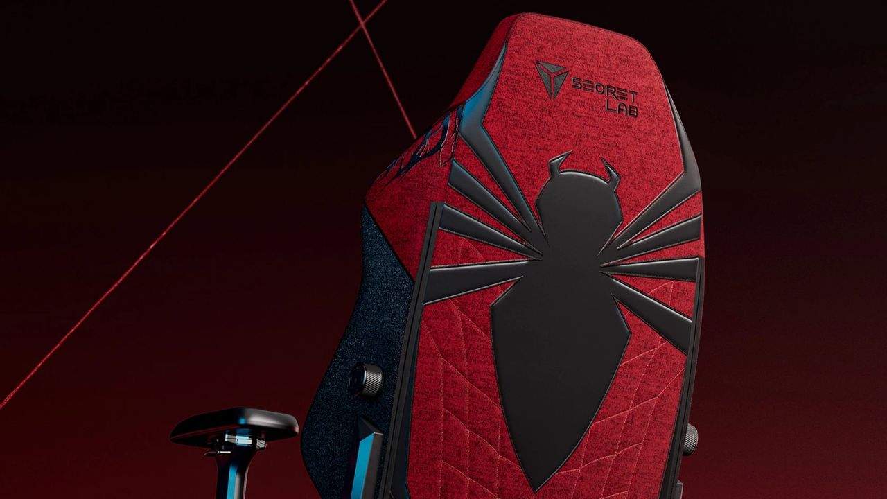 Secretlab's new Spider-Man gaming chair includes a venomous nod