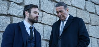 Charlie Cox and Ciaran Hinds in Kin Episode 3