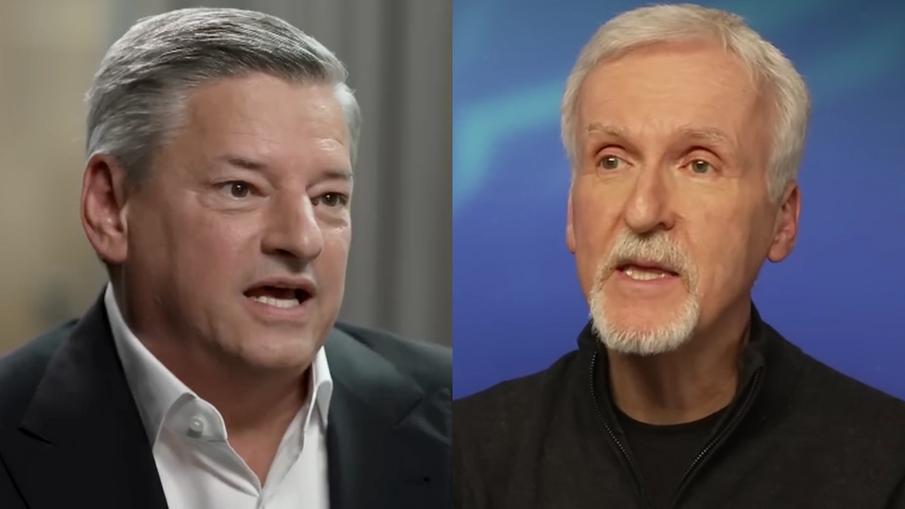 Ted Sarandos appears on The David Rubenstein Show, while James Cameron speaks to CinemaBlend.