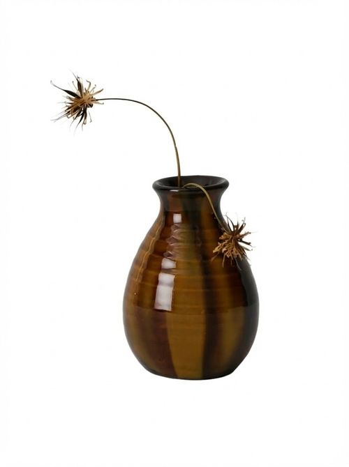 Rob Towler Slipware Bud Vase | Honey
