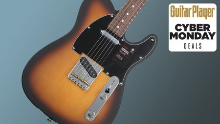 A photo of the Fender Limited-Edition American Performer Timber Telecaster