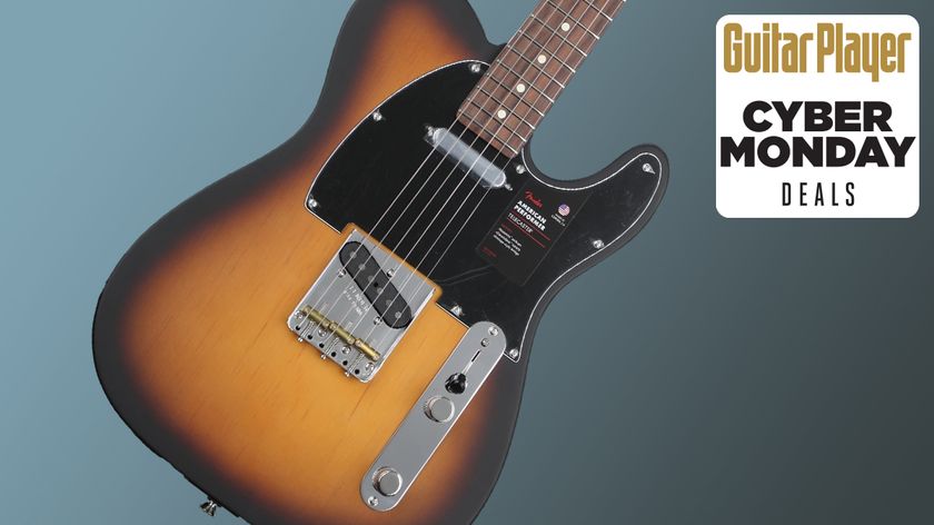 A photo of the Fender Limited-Edition American Performer Timber Telecaster