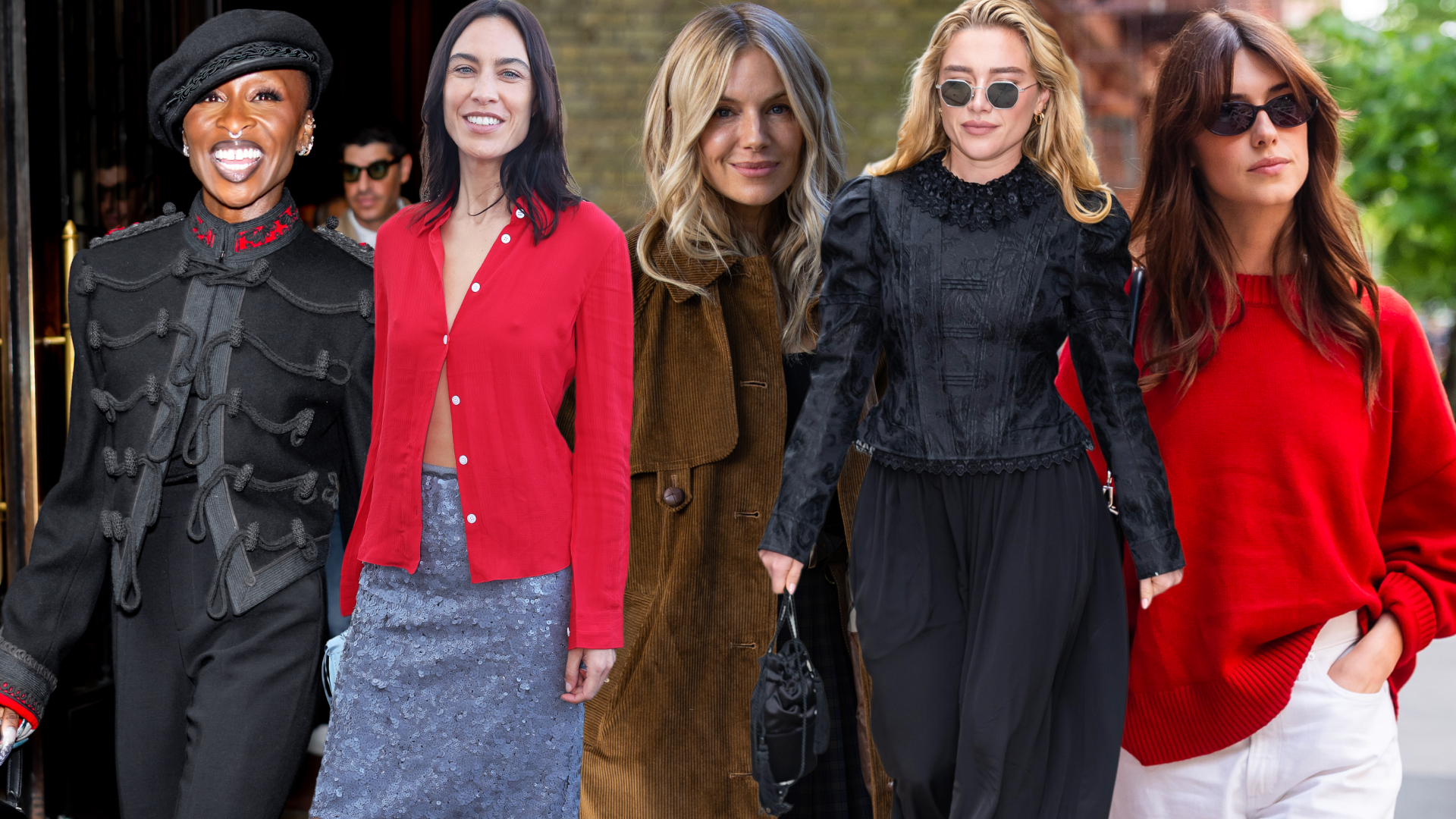 collage of fall-winter 2026 trends worn by London girls