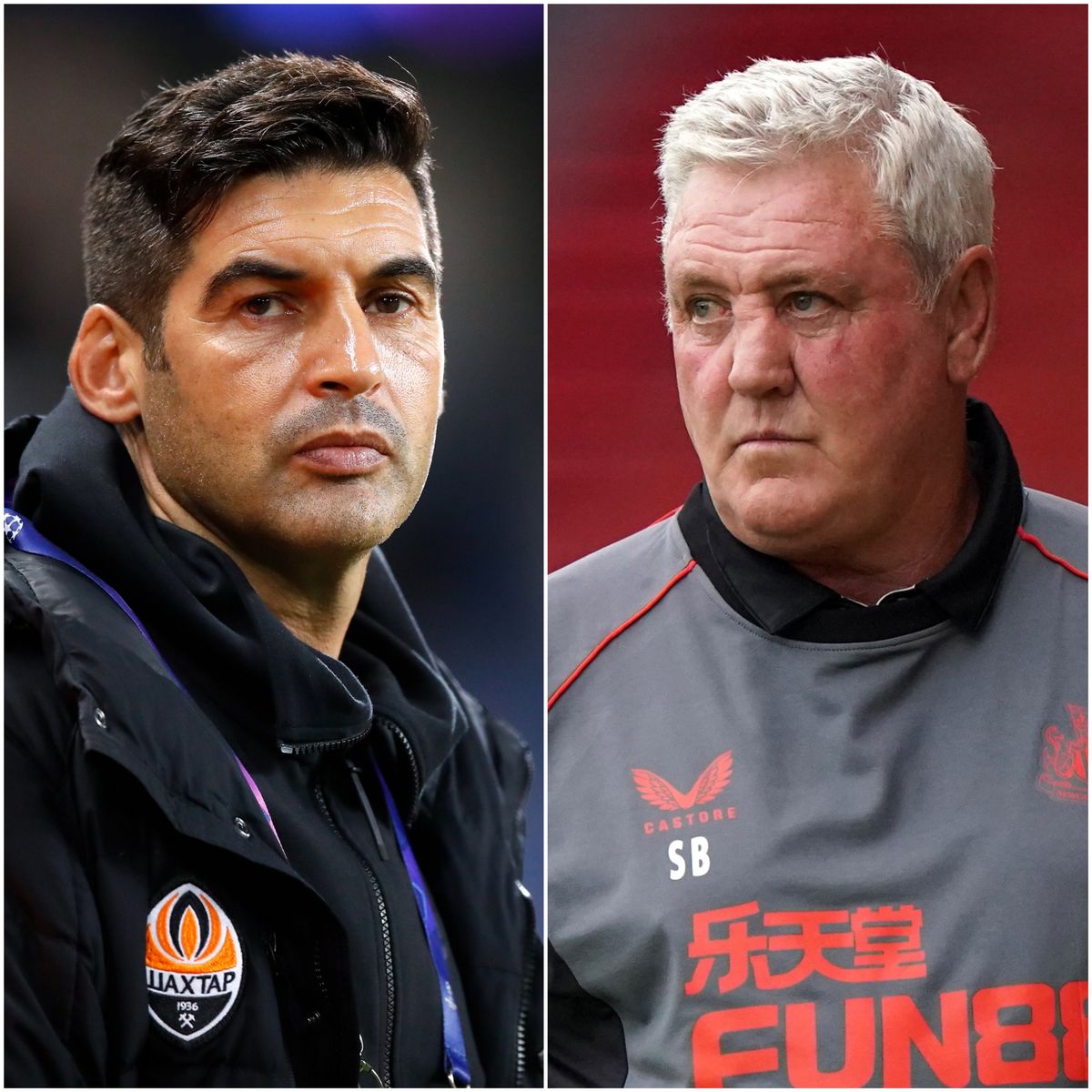 Paulo Fonseca and Steve Bruce