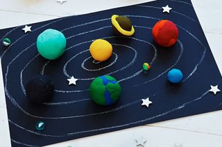 How to make play dough planets