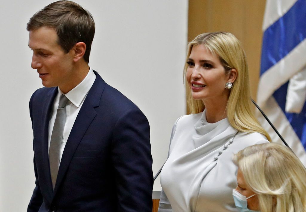 Jared Kushner and Ivanka Trump.