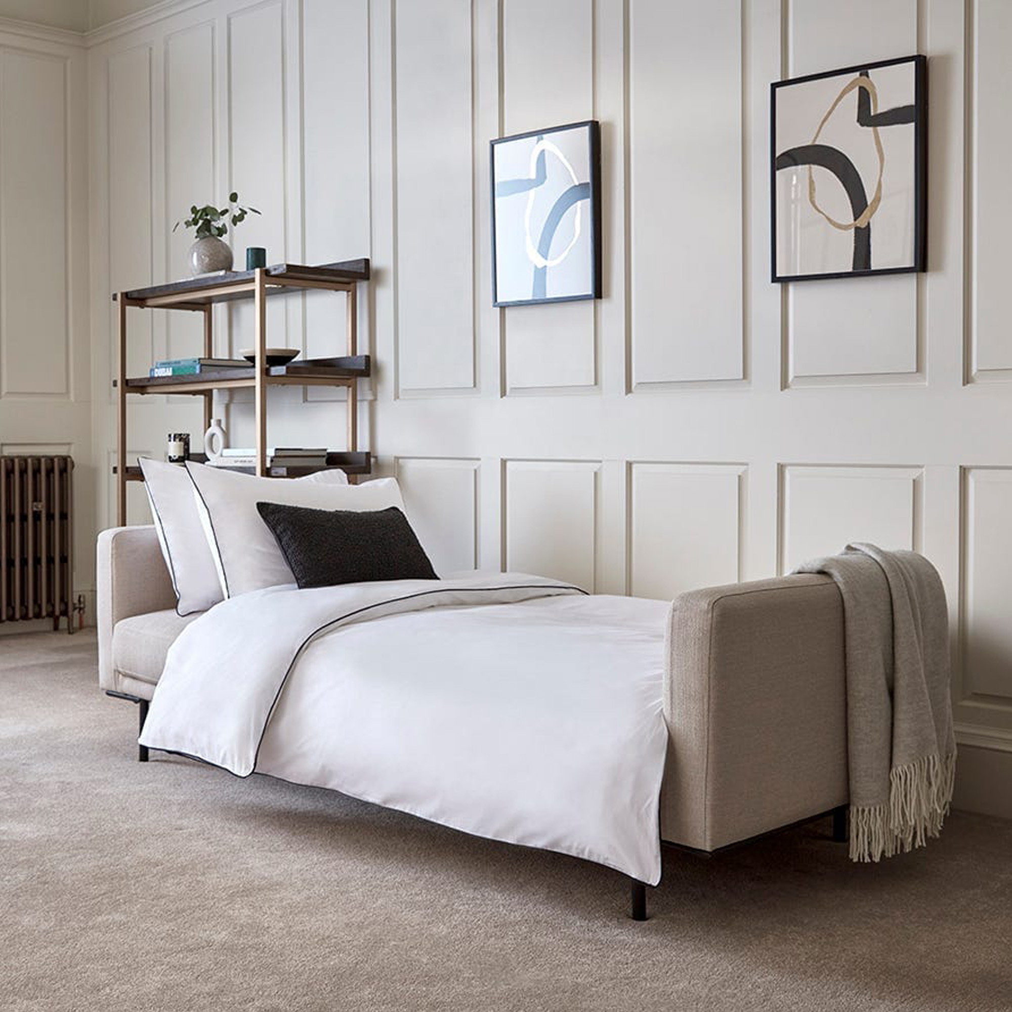 Dusk Hudson sofa bed in white room